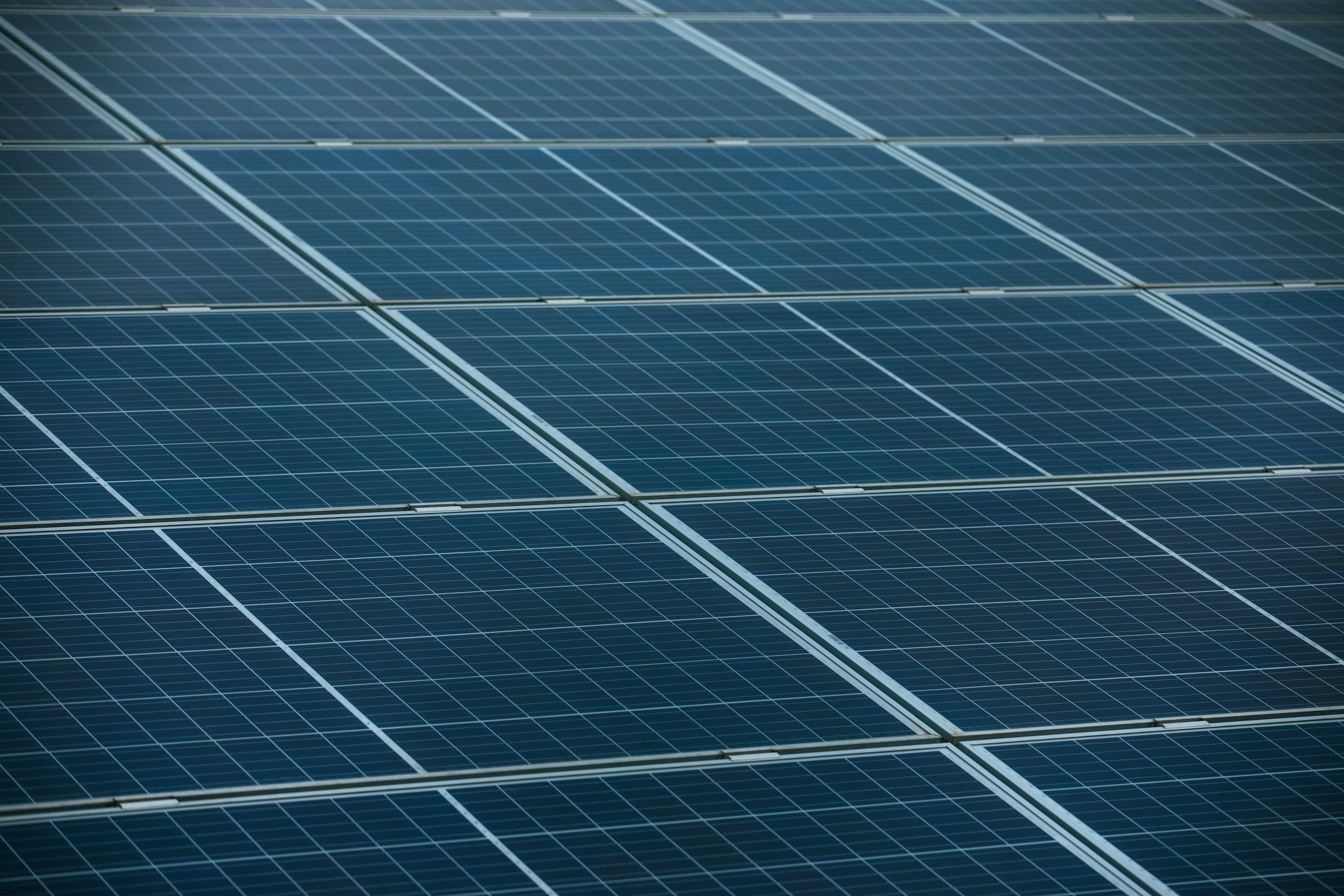 Modern energy-efficient glass building